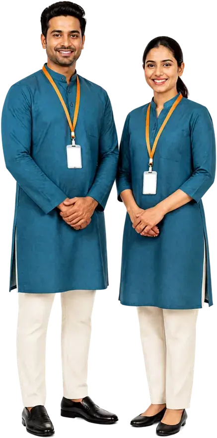 Karuna professional walking arm-in-arm with an elderly woman using a cane